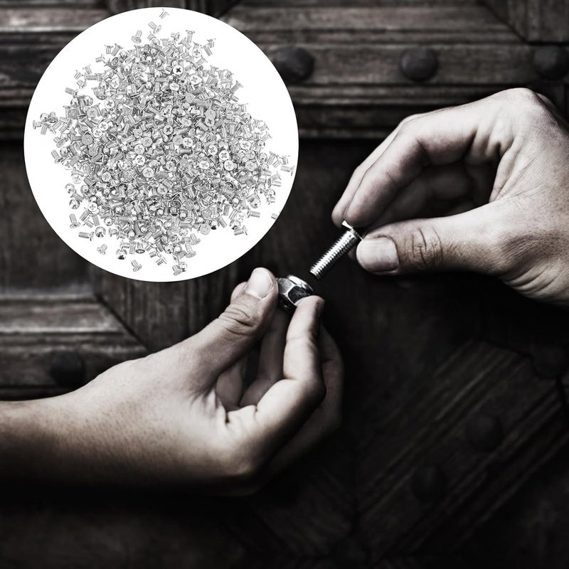 Uonlytech Wall Plate Screws Replacement Outlet Screws Thread Covers Electrical Wall Plate Accessories for Home Office 600 Pcs - Image 4